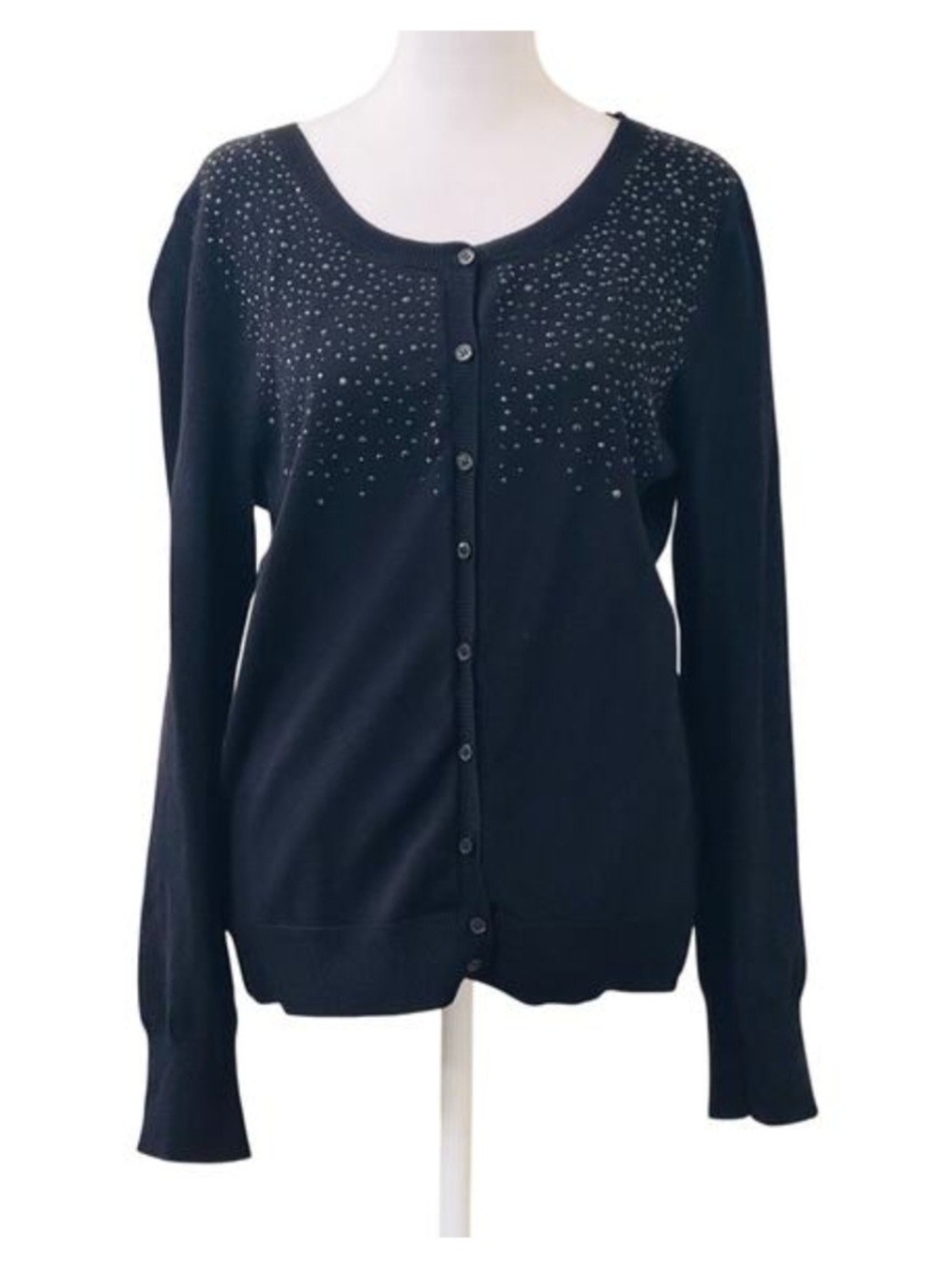 George Black Cardigan Sweater